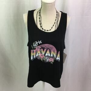 Youth in Revolt Havana Tank Top Black Small
